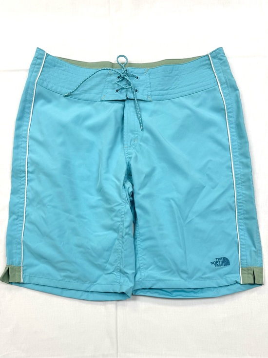 The North Face Pants - The North Face Women's Blue Board Shorts Swim Surf Beach Size 10 Lace Up